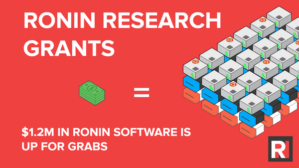 RONIN and AWS Research Subsidies